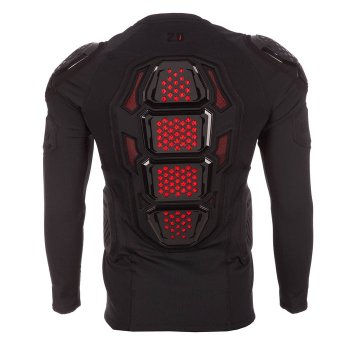 KLIM Aggressor Armored Shirt 2.0 w/Back Pad 2025 in Black