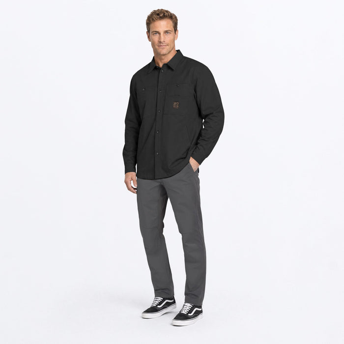 FXR ROUGHNECK CANVAS SHIRT-JAC in Black