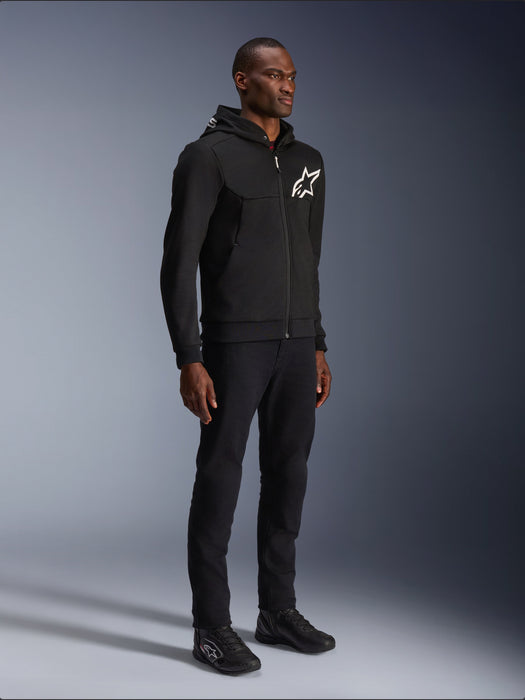 ALPINESTARS CHROME v2 SPORT HOODIES 2026 in Black/White