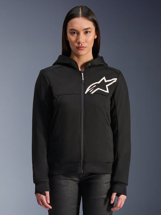 ALPINESTARS STELLA CHROME v2 SPORT HOODIES 2026 in Black/White