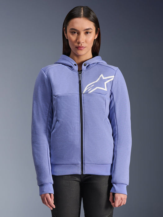 ALPINESTARS STELLA CHROME v2 SPORT HOODIES 2026 in Blue/Violet/White
