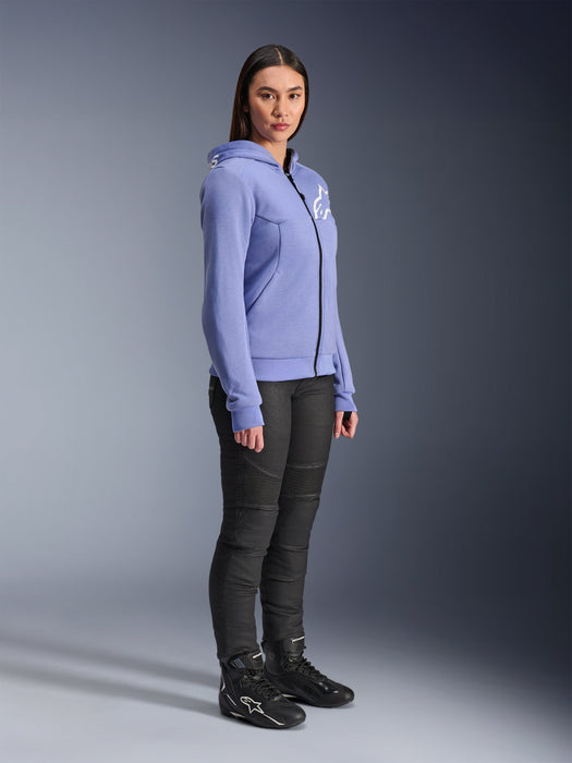 ALPINESTARS STELLA CHROME v2 SPORT HOODIES 2026 in Blue/Violet/White
