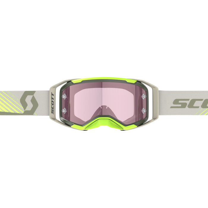 Scott PROSPECT 2.0 AMP Goggles 2025 in Khaki Green/Neon Yellow - Rose Works