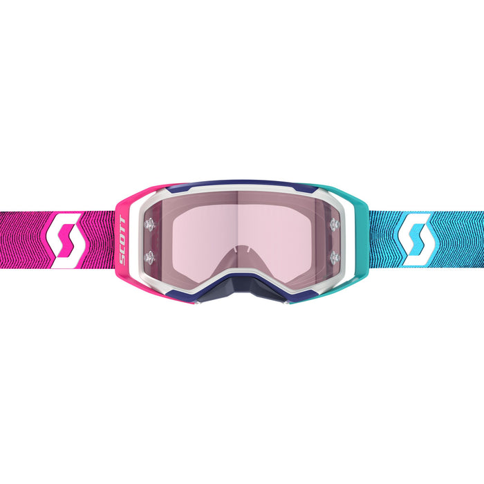 Scott PROSPECT 2.0 AMP Goggles 2025 in Stealth Blue/Radiant Pink - Rose Works
