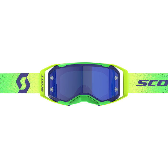 Scott PROSPECT 2.0 AMP Goggles 2025 in Midnight Purple/Safety Yellow - Blue Chrome Works