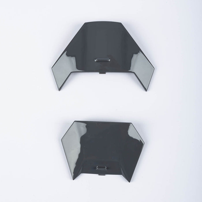 KLIM X1 CHIN VENT COVERS in Gloss Asphalt
