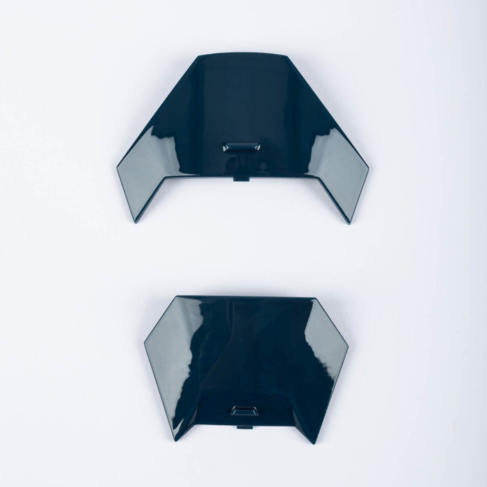 KLIM X1 CHIN VENT COVERS in Gloss Petrol