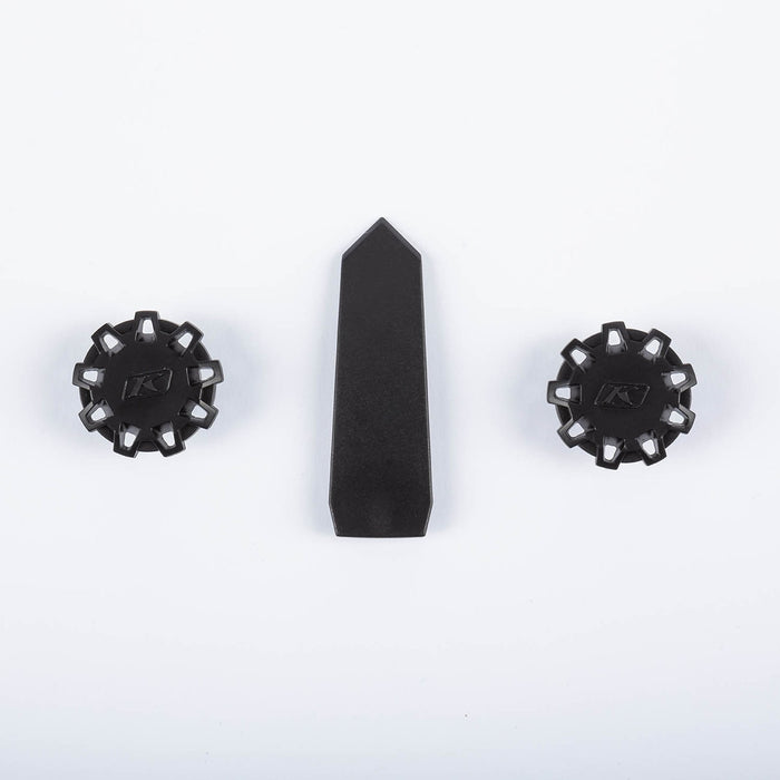 KLIM X1 PEAK & SIDE PLATE COVER SET   in Black