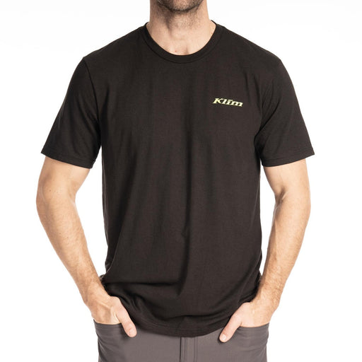 KLIM SADDLE MOUNTAIN TRI-BLEND TEE 2025 in Black - Hi-Vis