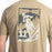 KLIM SADDLE MOUNTAIN TRI-BLEND TEE 2025 in Coyote Brown Heather - White