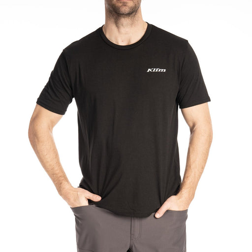 KLIM HAWLEY TRI-BLEND TEE 2025 in Black - Russet Orange