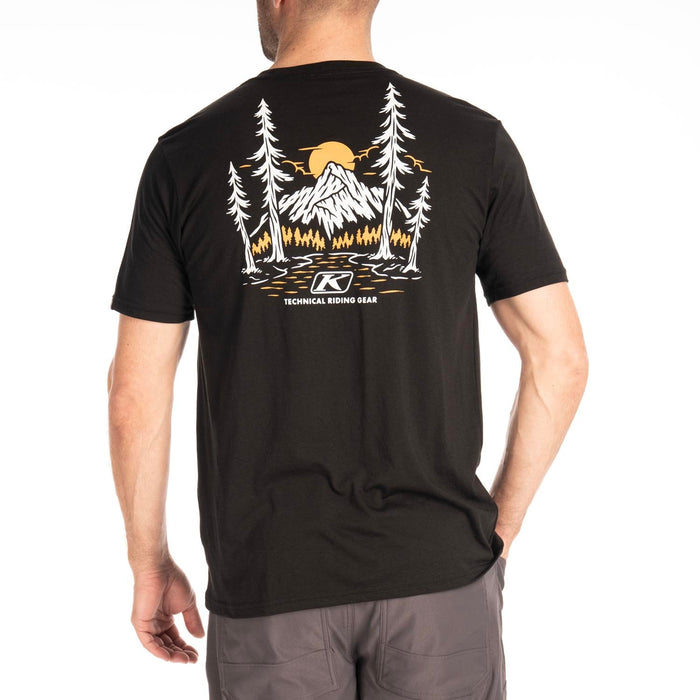 KLIM HAWLEY TRI-BLEND TEE 2025 in Black - Russet Orange