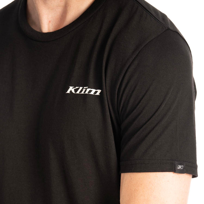 KLIM HAWLEY TRI-BLEND TEE 2025 in Black - Russet Orange