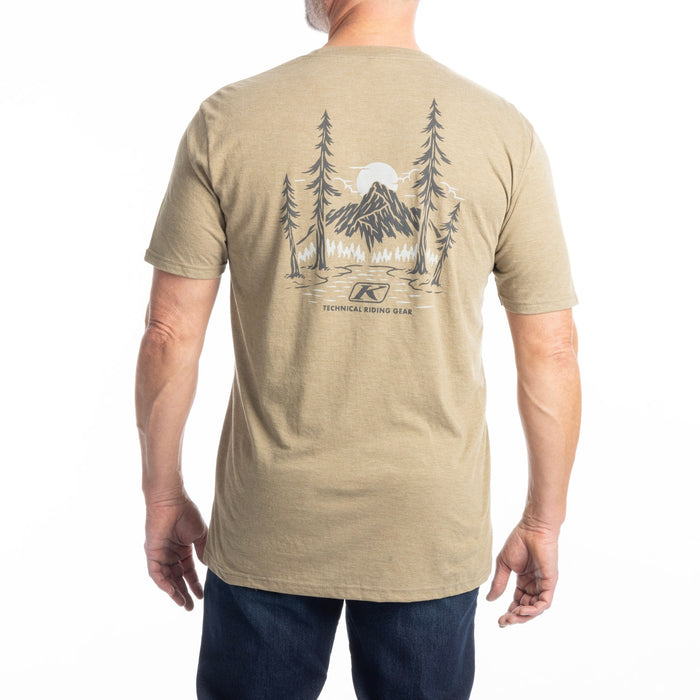 KLIM HAWLEY TRI-BLEND TEE 2025 in Coyote Brown Heather - High-rise