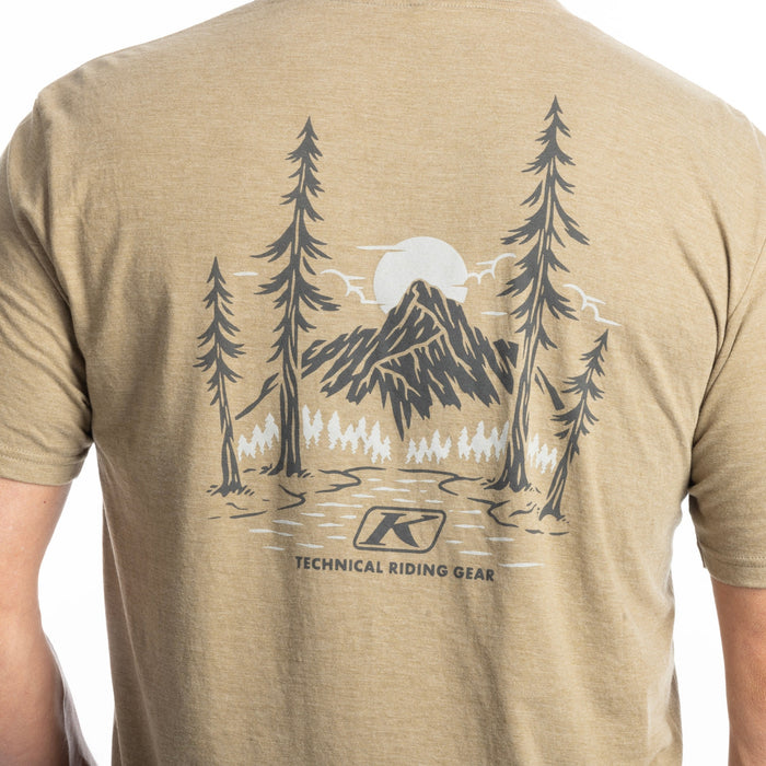 KLIM HAWLEY TRI-BLEND TEE 2025 in Coyote Brown Heather - High-rise