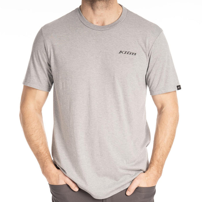 KLIM HAWLEY TRI-BLEND TEE 2025 in Heathered Gray - Hi-Vis