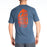 KLIM LIVE TO RIDE TRI-BLEND TEE 2025 in Navy Frost - Strike Orange