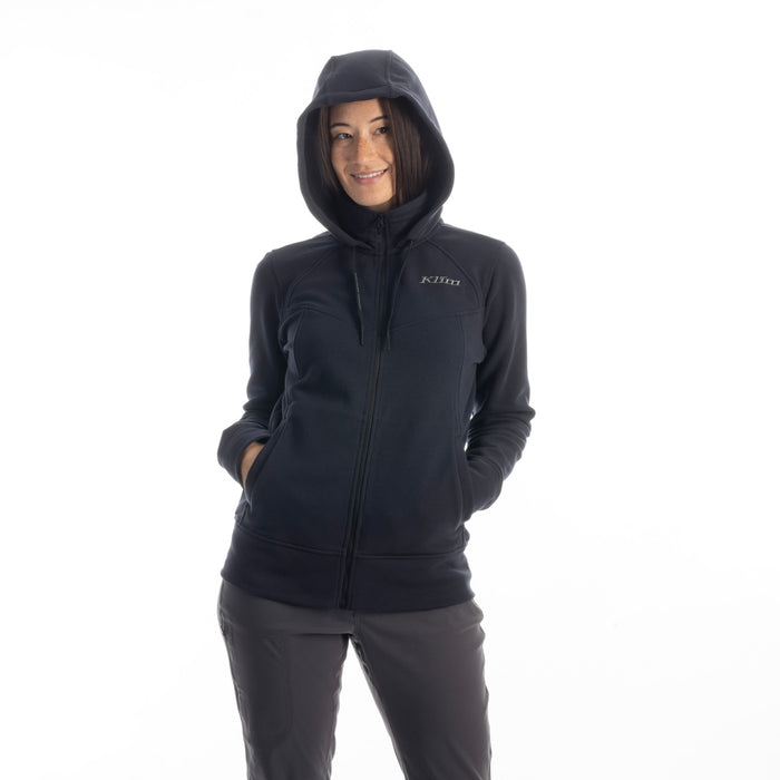 KLIM BASIN WOMEN'S HOODIE 2025 in Black