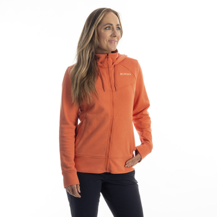 KLIM BASIN WOMEN'S HOODIE 2025 in Chili