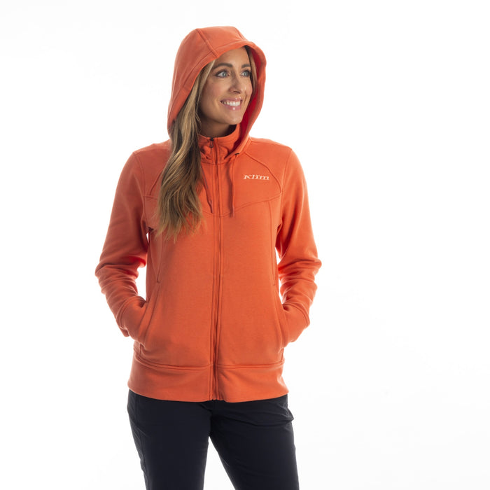 KLIM BASIN WOMEN'S HOODIE 2025 in Chili