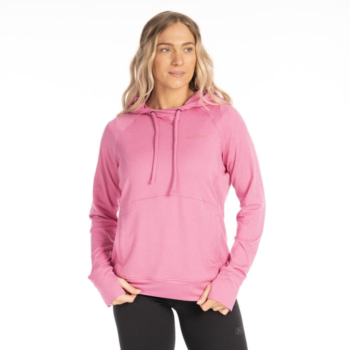 KLIM SUNSCAPE WOMEN'S PULLOVER HOODIE 2025 in Super Pink