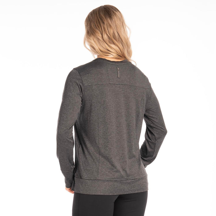 KLIM OSTARA WOMEN'S LONG SLEEVE SHIRT 2025 in Heathered Charcoal