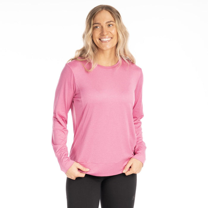KLIM OSTARA WOMEN'S LONG SLEEVE SHIRT 2025 in Super Pink