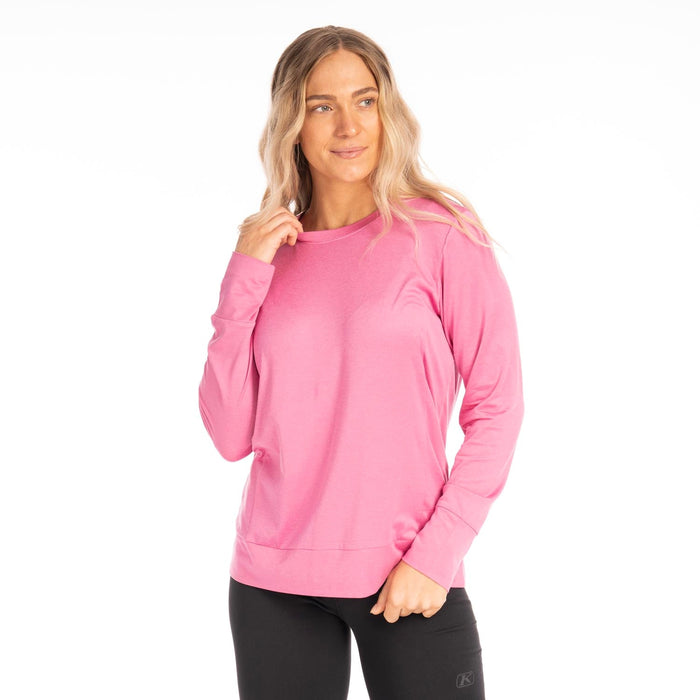 KLIM OSTARA WOMEN'S LONG SLEEVE SHIRT 2025 in Super Pink
