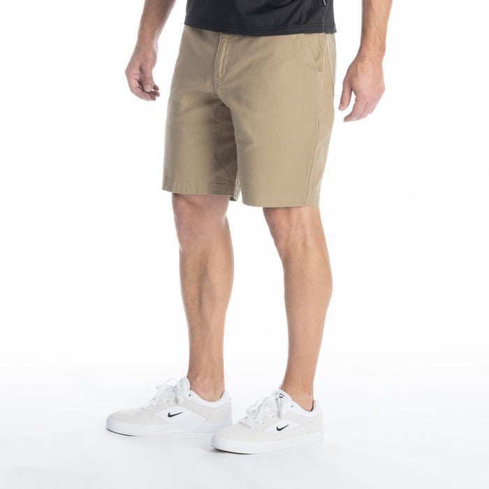 KLIM  UTILITY STRETCH CANVAS SHORT 2025 in Lead Gray