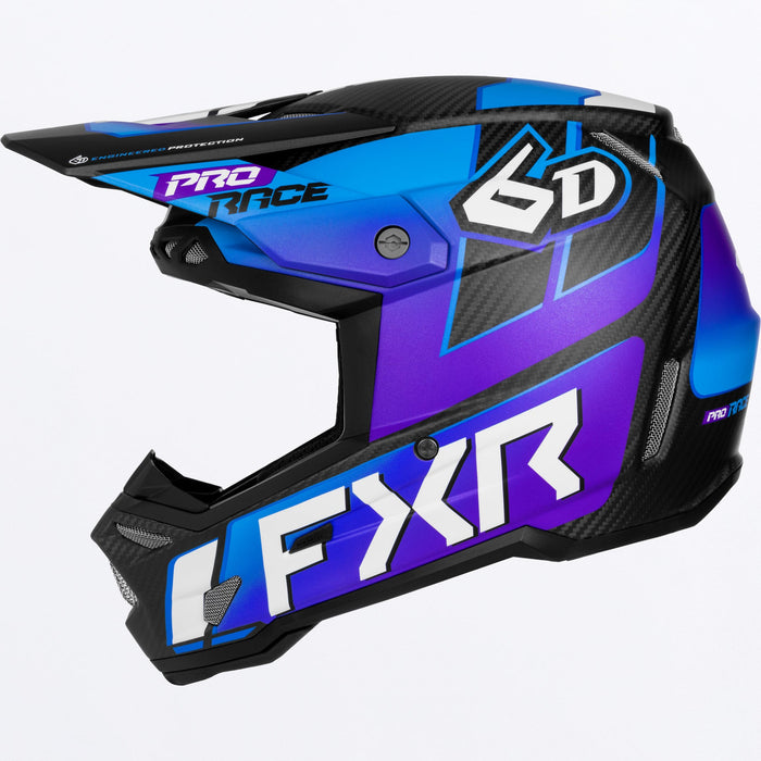 FXR 6D ATR-3 RACE DIV. HELMET 2025 - Aurora