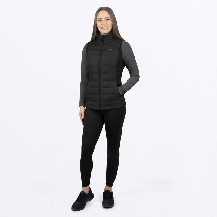 FXR WOMEN'S PHOENIX WINDPROOF QUILTED VEST in Black
