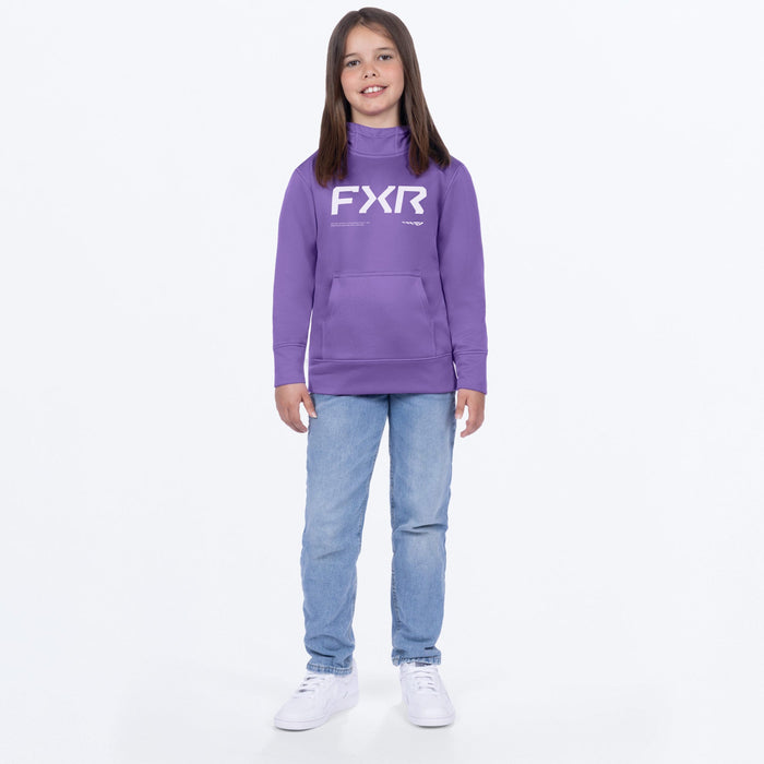 FXR YOUTH HYDROGEN TECH PULLOVER HOODIE 2025 - Amethyst