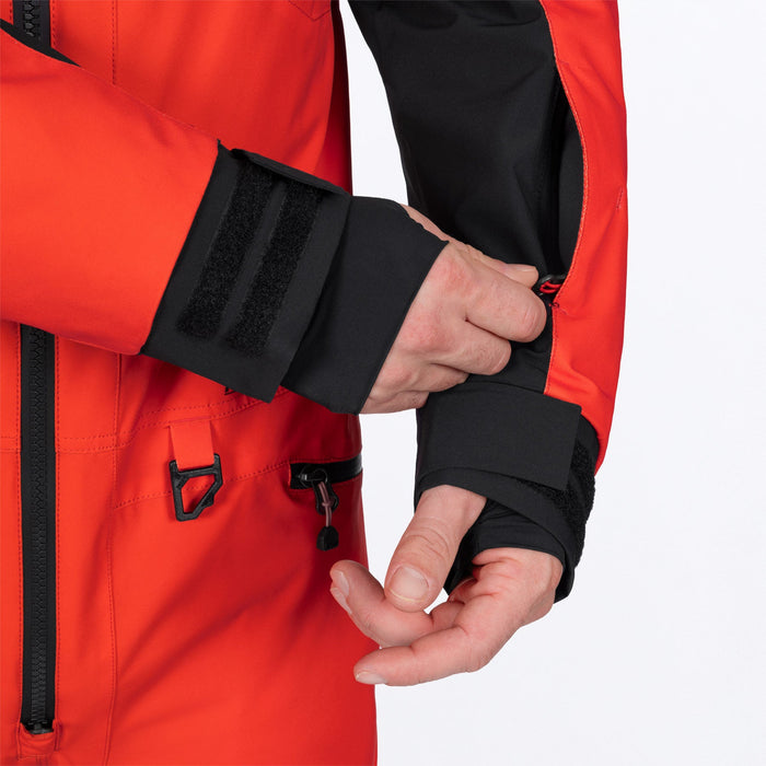 FXR VERTICAL MTX LITE MONOSUITS in Red/Ti/Black