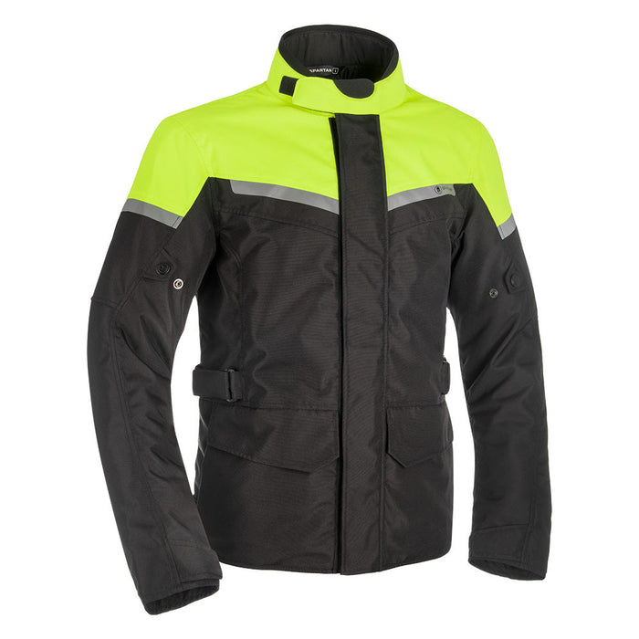 OXFORD SPARTAN LONG JACKET in Black/Fluo