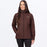 FXR WOMEN'S HYDROGEN SOFTSHELL JACKET in Dark Cedar/Sand