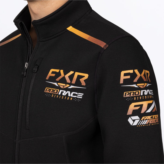 FXR RACE DIVISION TECH ZIP-UP in Black/Kash