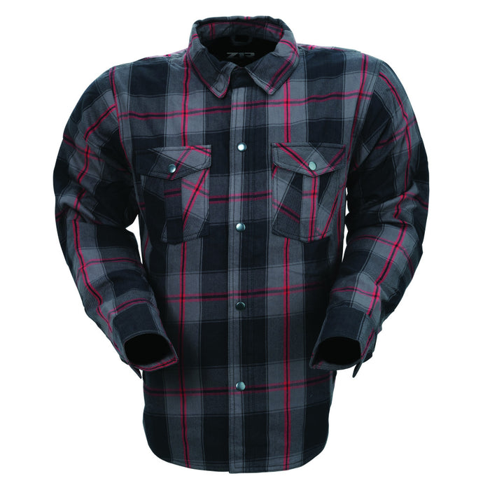 Z1R ASHWOOD FLANNEL SHIRTS 2025 in Red