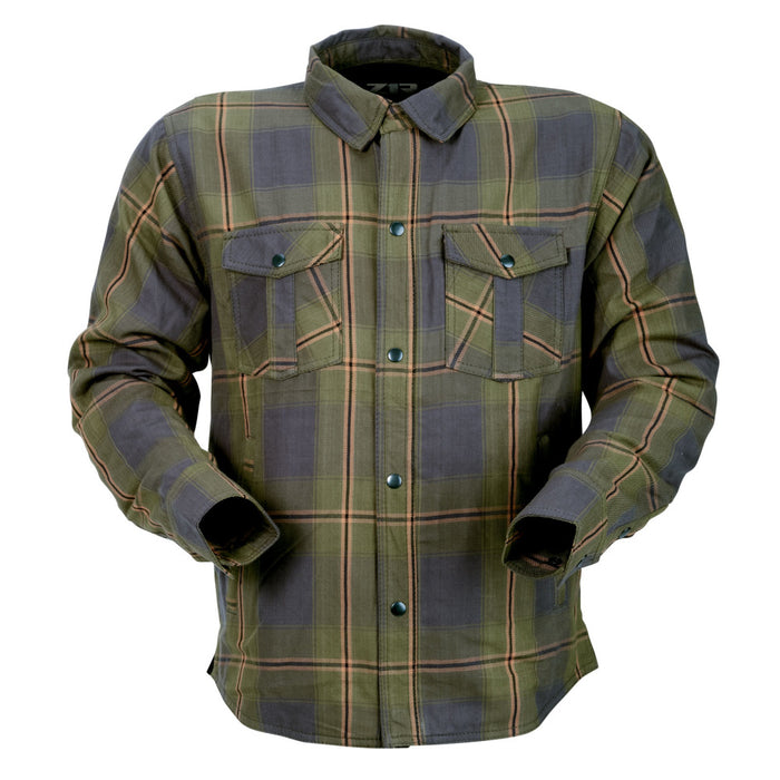 Z1R ASHWOOD FLANNEL SHIRTS 2025 in Olive