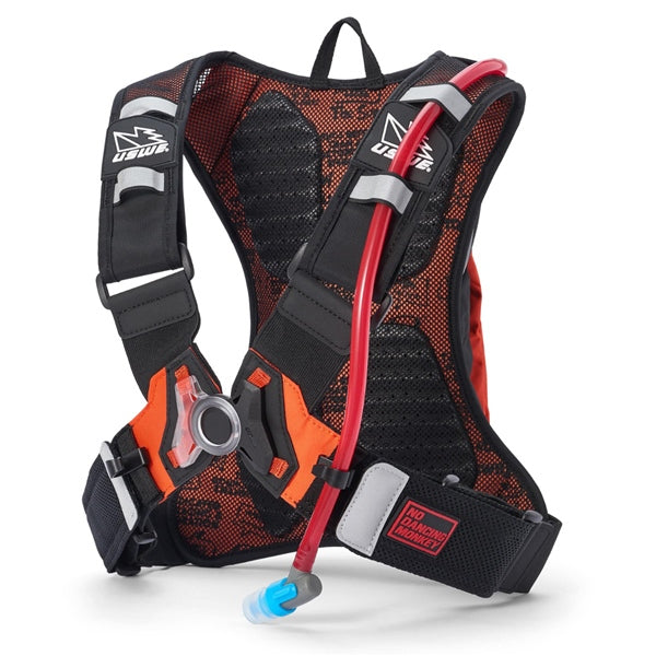 USWE MOTO HYDRO 3L HYDRATION PACK 2025 - Black/Orange