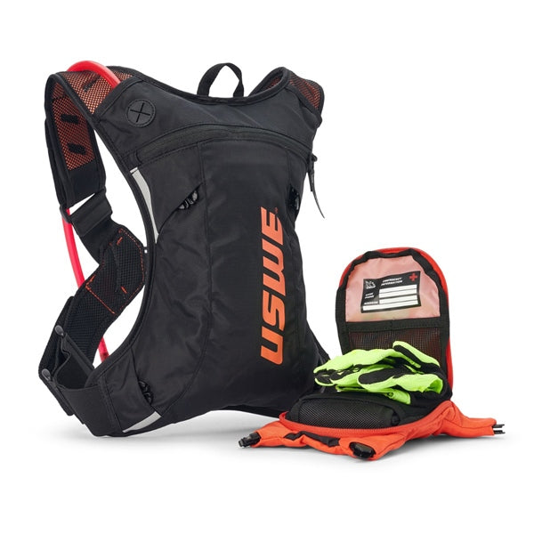 USWE MOTO HYDRO 3L HYDRATION PACK 2025 - Black/Orange