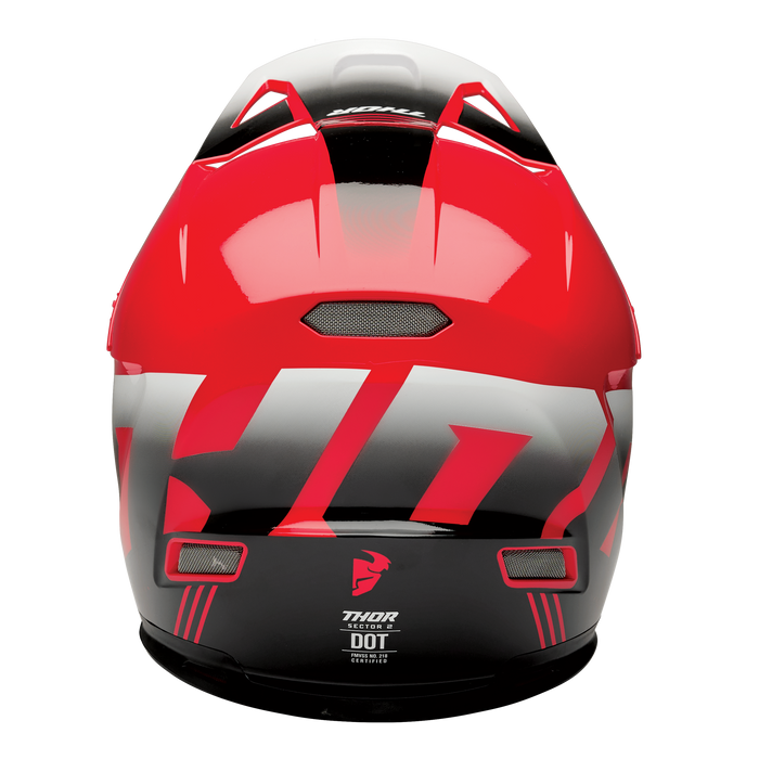 Thor Sector 2 Carve Helmet 2025 in Red/White