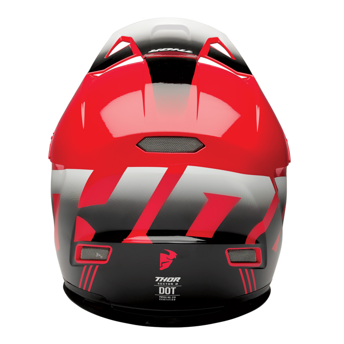 Thor Sector 2 Carve Helmet in Red/White