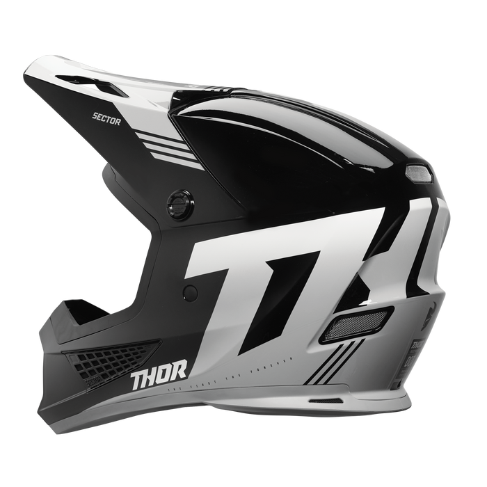 Thor Sector 2 Carve Helmet 2025 in Black/White
