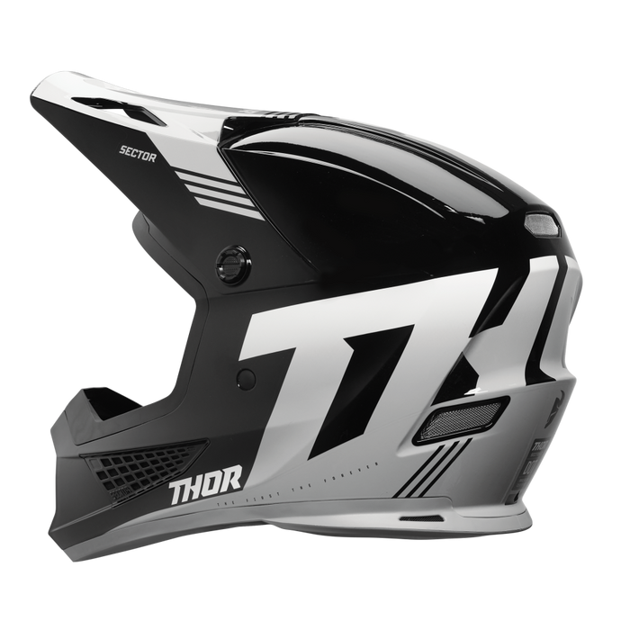 Thor Sector 2 Carve Helmet in Black/White