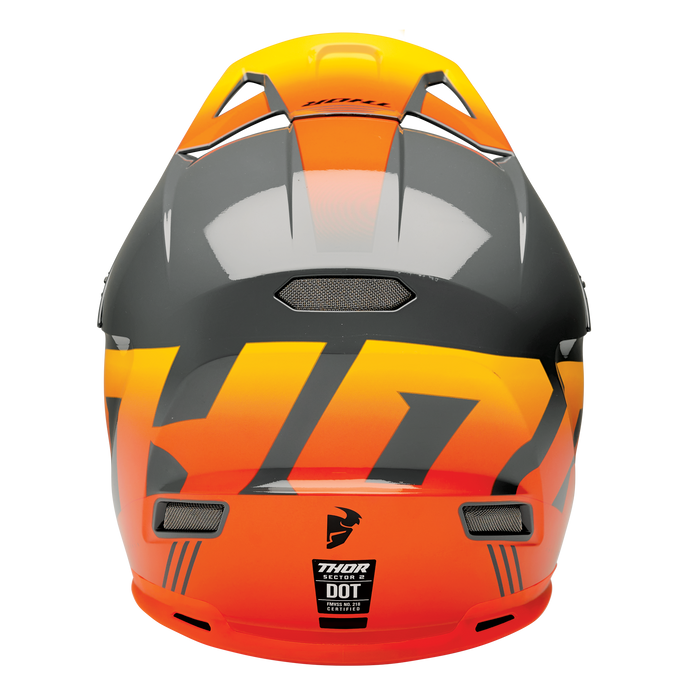 Thor Sector 2 Carve Helmet 2025 in Charcoal/Orange