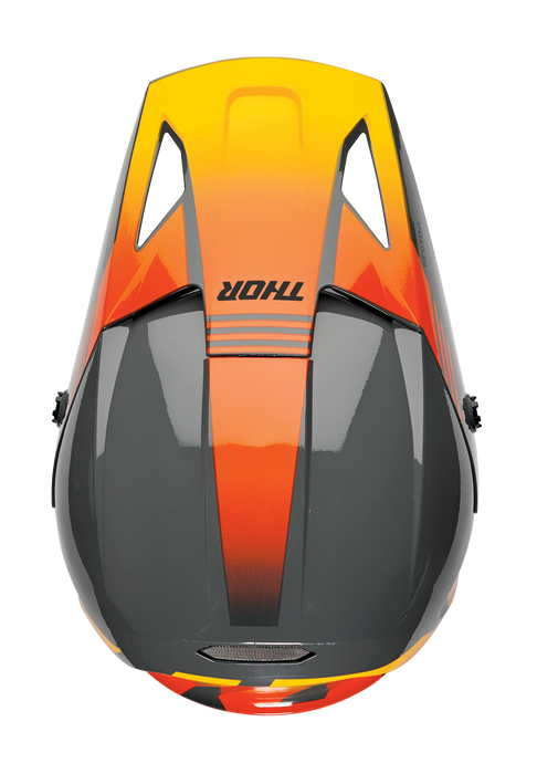 Thor Sector 2 Carve Helmet 2025 in Charcoal/Orange