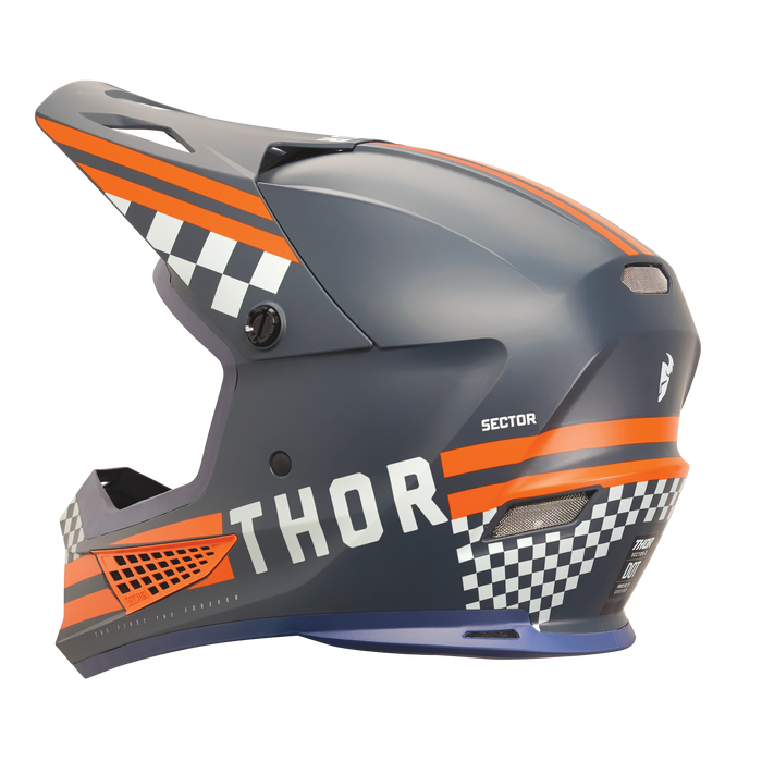 Thor Sector 2 Combat Helmet 2025 in Midnight/Orange