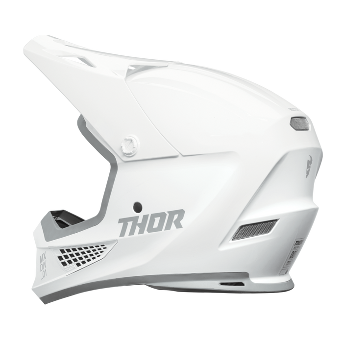 Thor Sector 2 Solid Helmet in Whiteout