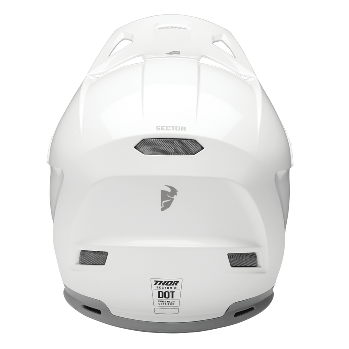 Thor Sector 2 Solid Helmet in Whiteout