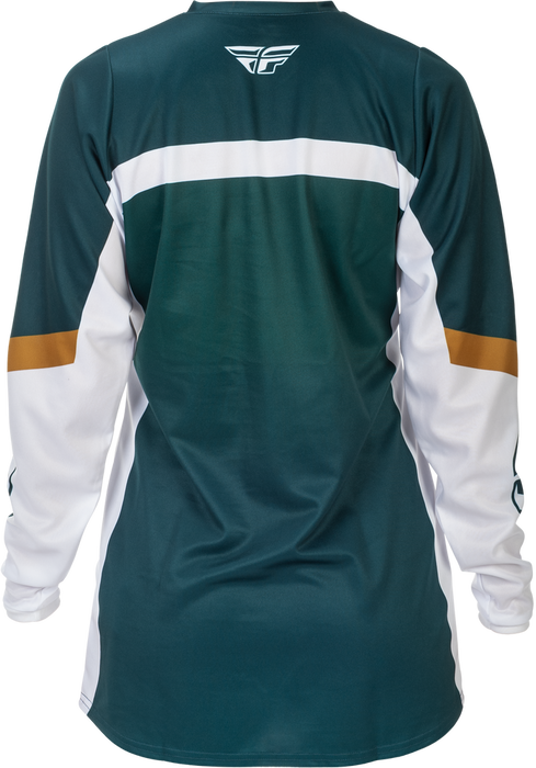 FLY RACING F-16 WOMEN'S JERSEY 2026Teal/White/Gold